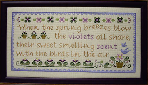 SHOP MODEL-SPRING VIOLETS